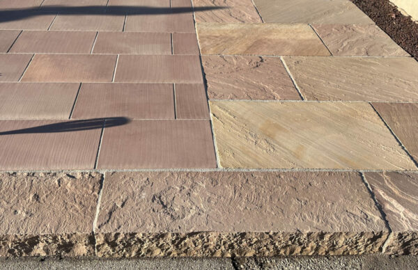 Red Sandstone Blockstufen