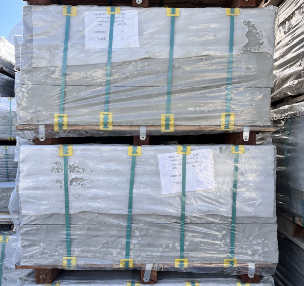 Grey Flamed Sandstone Blockstufen – Bild 2