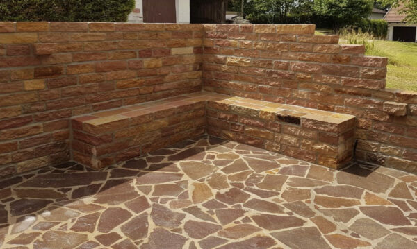 Red Sandstone Mauersteine