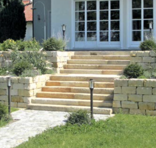 Sahara Sandstone Blockstufen – Bild 3