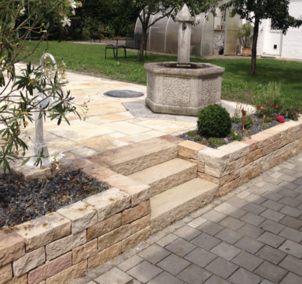 Sahara Sandstone Mauersteine – Bild 2